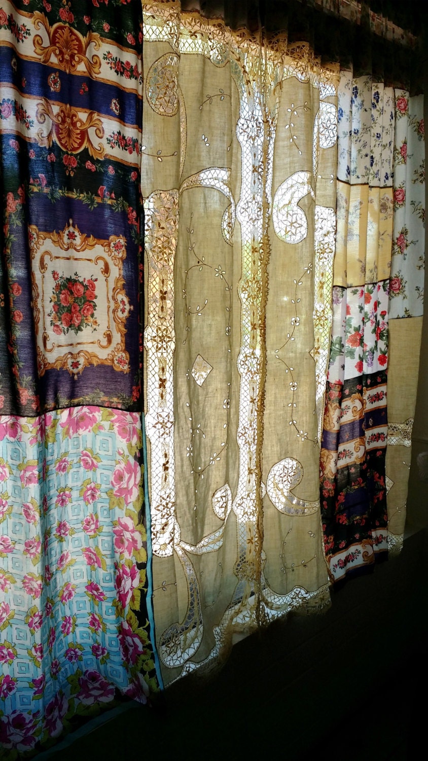 Minable rideaux de boho chic rideaux panneaux hippy par hippiewild