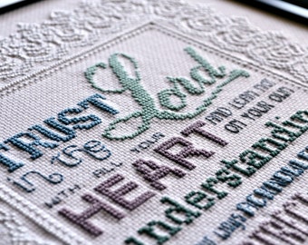 Trust in the Lord | Cross-Stitch Pattern