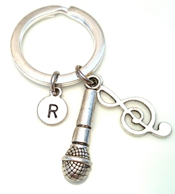 Microphone Keychain Custom Keychain Custom by