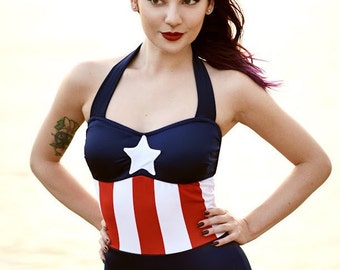Captain America swimsuit