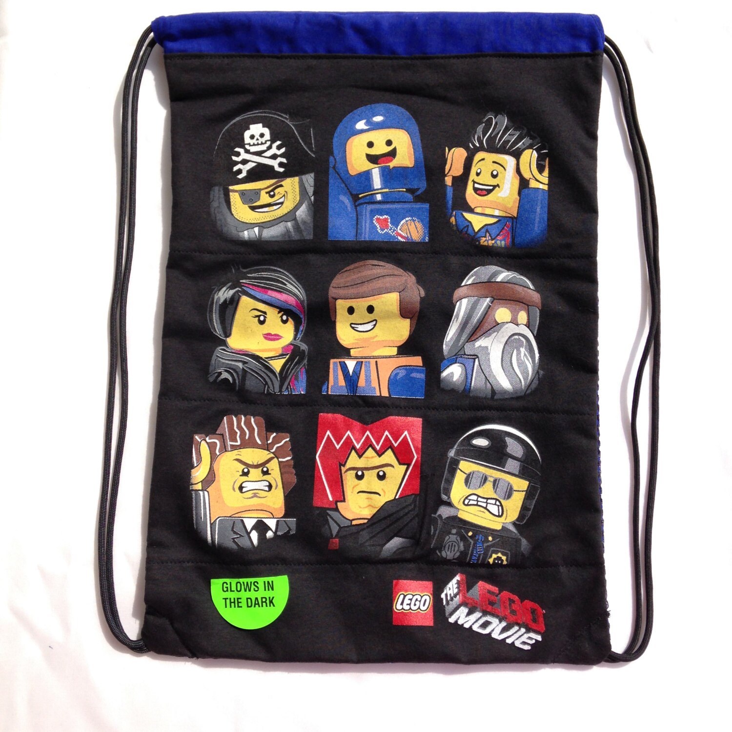 The Lego Movie Drawstring Backpack Lego Bag Lego Drawstring