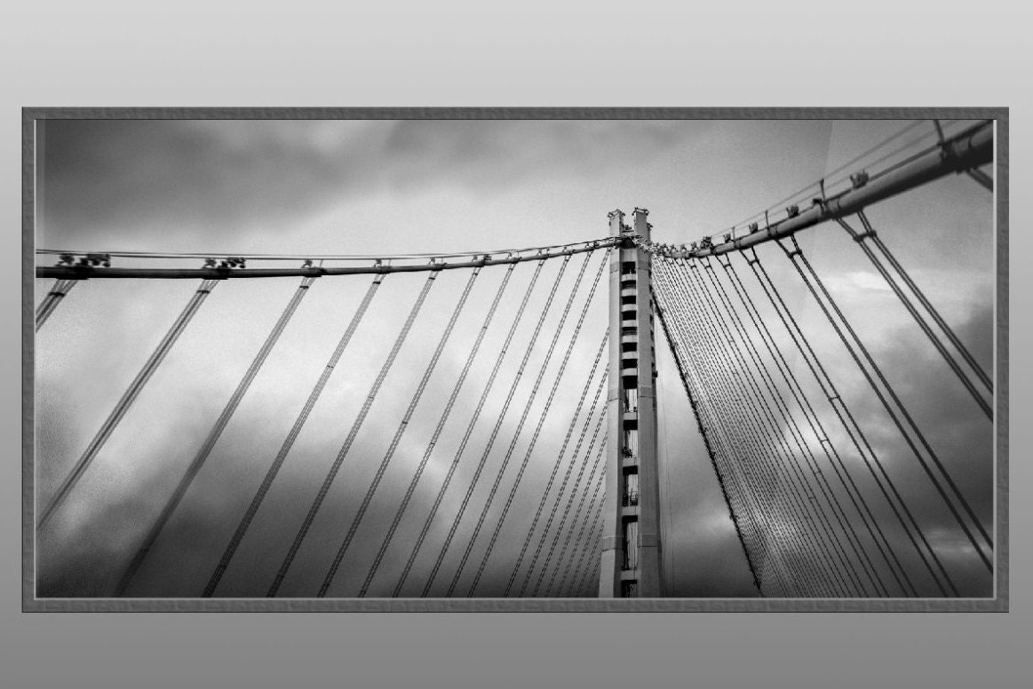 Black and White Architectural Print New San by TheCameraGraphic