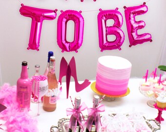 Bridal Shower Decorations -Mylar Letters Balloon Kit, Bride balloons, bachelorette balloons, bridal shower balloons, bachelorette decoration