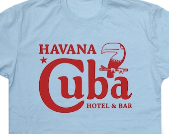 Cuba T Shirt Havana Cuba Shirts Bar T Shirt Beer T Shirt Vintage Cuba T Shirts Che Guevara T Shirt Che Guevara Shirts Cuban T Shirt