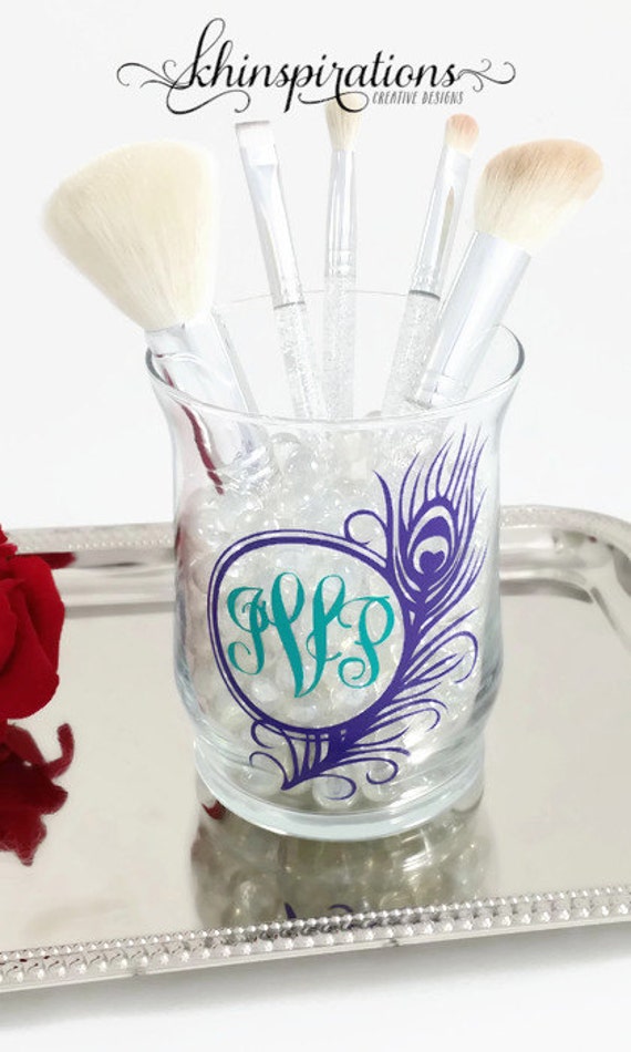 Makeup Vanity Makeup Brush Holder Vanity by Khinspirations