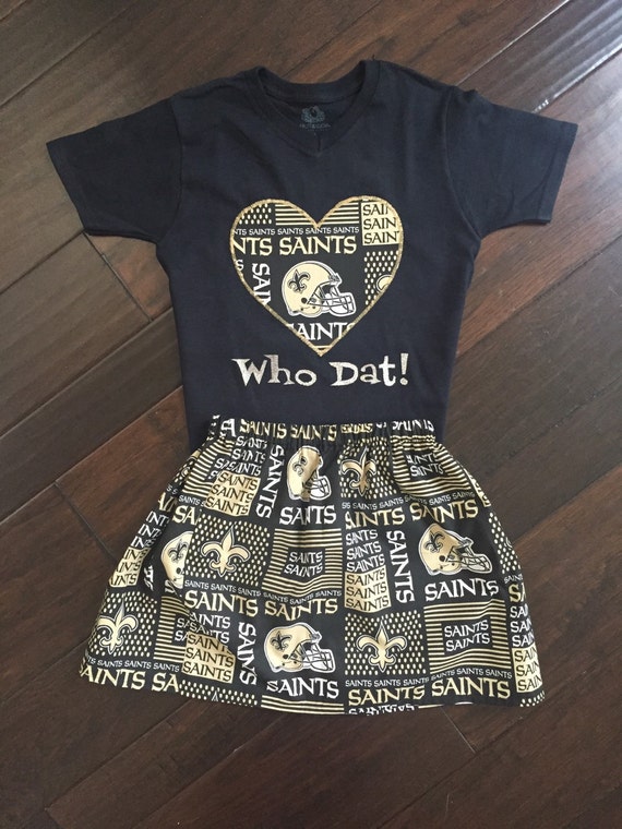 Items similar to New Orleans Saints personalized Outfit, new orlean