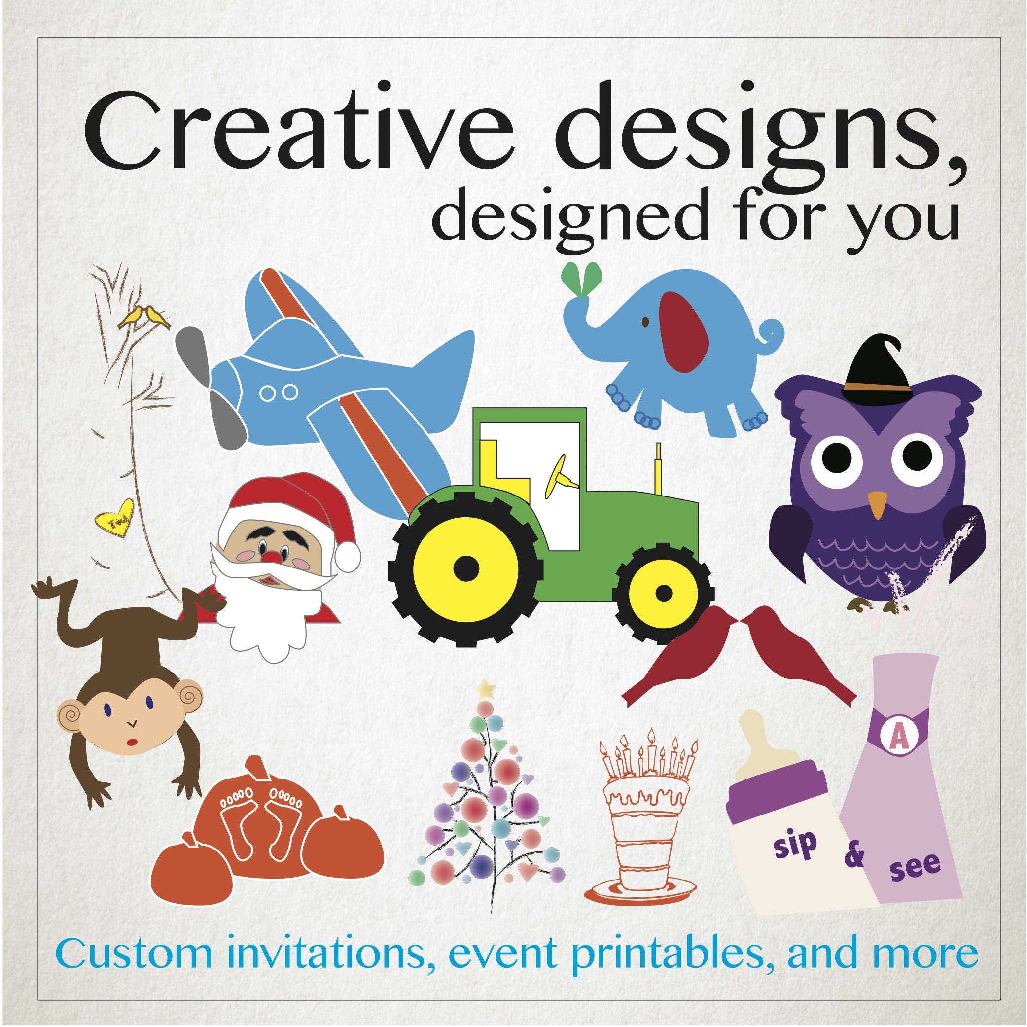 Featured ETSY Products Birthday Party Ideas & Themes