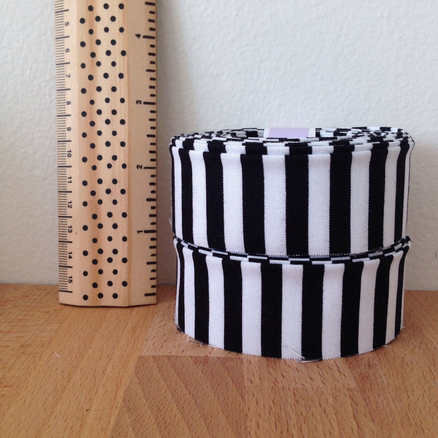 Black and White Striped Quilt binding Michael Miller Clown