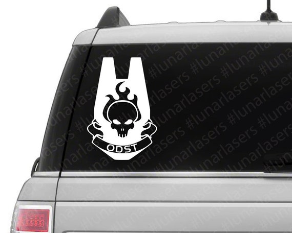 Halo Inspired ODST Vinyl Decal ODST Decal Halo by LunarLasersLTD