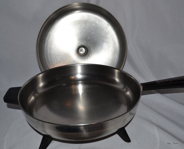 Electric Skillet Frying Pan Vintage Faberware by ChicMouseVintage