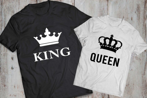 Matching couple shirts King Queen Couples Shirts by EpicTees4You