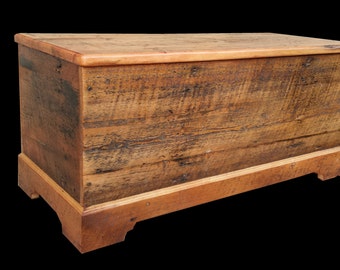 Reclaimed Barnwood Boot Bench