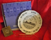 WEDGEWOOD Large Montreal OLYMPIAD XXI 1976 Plate With box, certificate and stand
