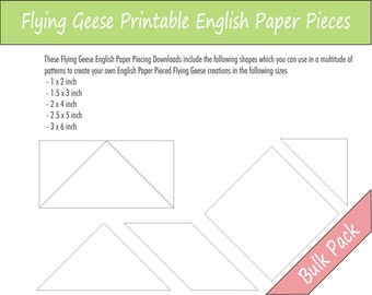 34 printable basic shapes for english paper piecing