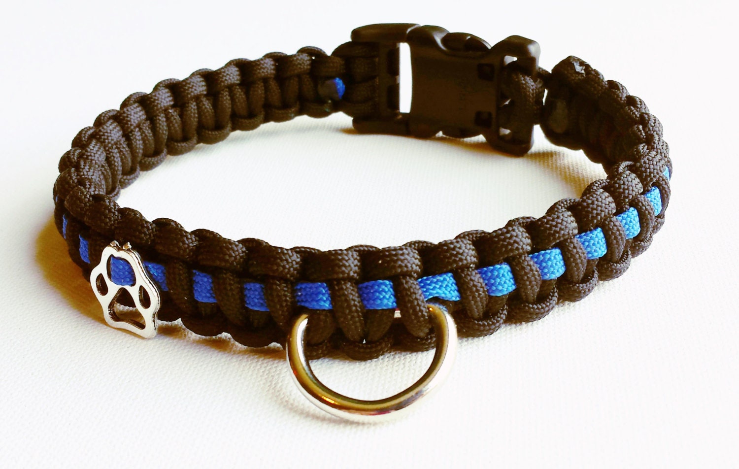 Thin Blue Line Paracord Dog Collar Police Dog by ...