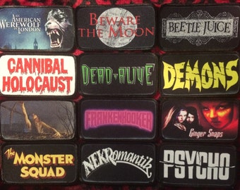 Horror Iron On Patch FREE SHIPPING!!! Punk Metal Goth Rockabilly Psychobilly