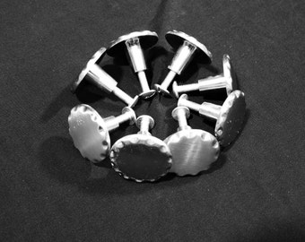 Eight (8) Stainless Drawer Knobs Pulls