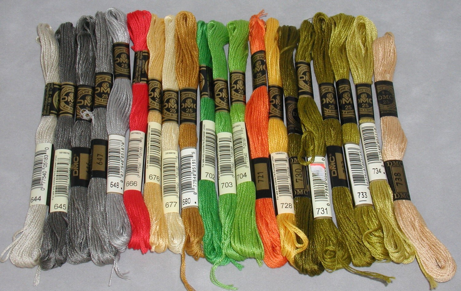 DMC Embroidery Floss 29 lot of 20