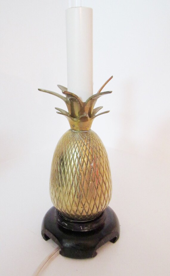 Small Brass Pineapple Lamps FREE Ship