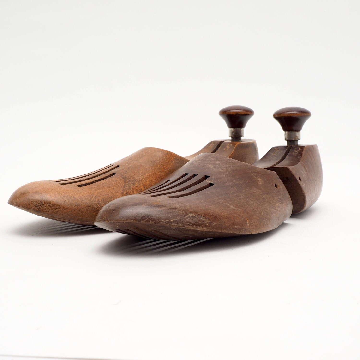 Wooden Shoe Forms/Stretchers One Pair Vintage Men's