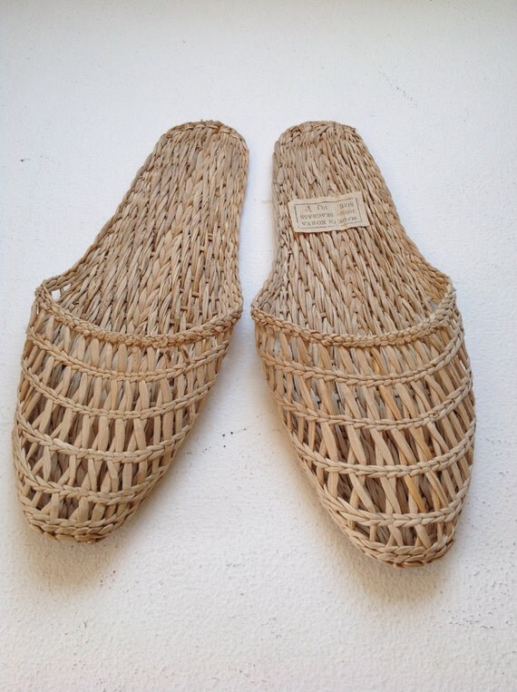 seagrass slippers