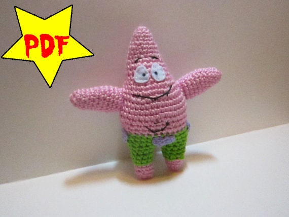 Crochet Pattern: Patrick Starfish Pattern Amigurumi