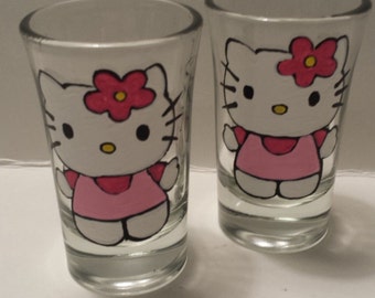 Hello Kitty shot glasses