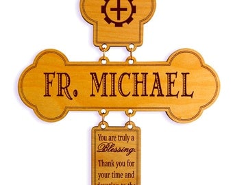 Reverend Father Custom Gift, Appreciation Gift for Bishop, Monsignor, Deacon, Priest, Members, Birthday Gift, Clergy Recognition Gifts,Vicar