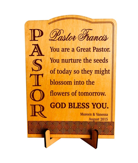 pastor fathers day thank you plaque gift customized clergy pastor fathers day thank you plaque gift customized clergy
