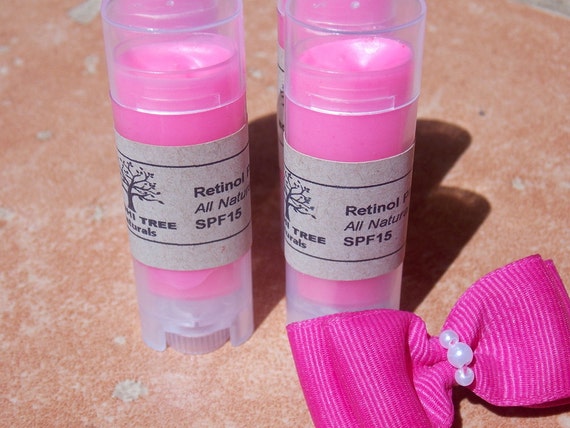 Set of 2 Retinol - Dry lips Lip balm - Handmade lip balm - Anti Aging ...