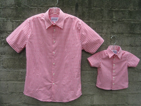 matching western shirts for father and son