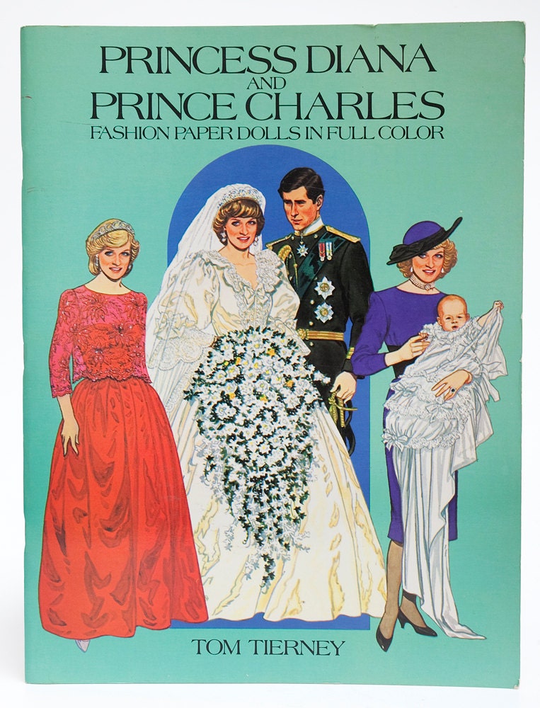 princess diana paper dolls