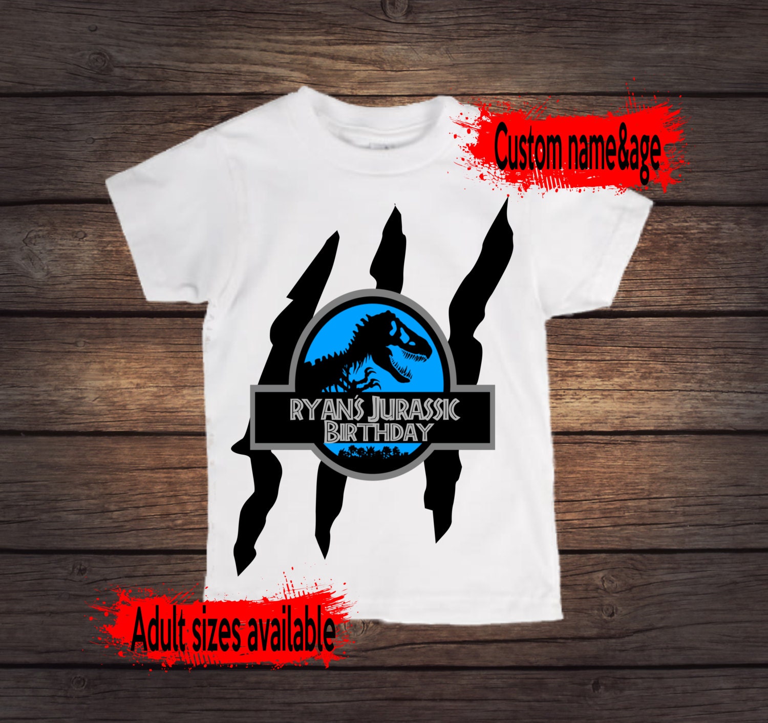 Download Jurassic world birthday shirt custom with name and by ...