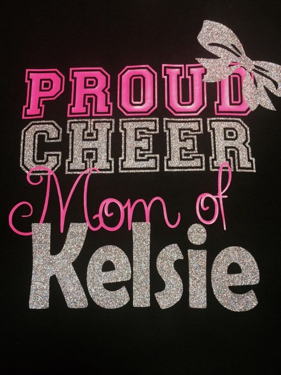 Download Proud Cheer Mom T-shirt by TableTopsandTiaras on Etsy
