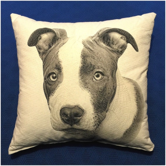 pitbull pillow