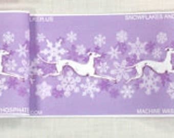 Jane Walker Design Snow Hound Collar Strip Fabric SH-SnowPurple