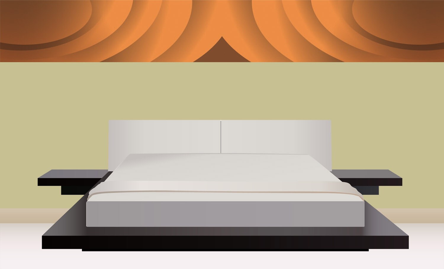 Removable Border Living Room Wall Decal Nature Wall by Walls4All