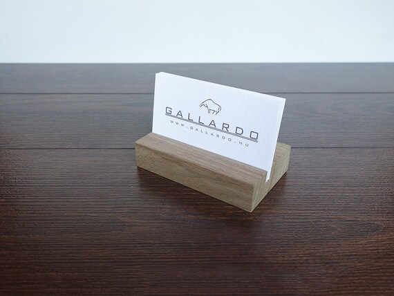 Wood Business Card Holder Wood Business Card Stand Wooden