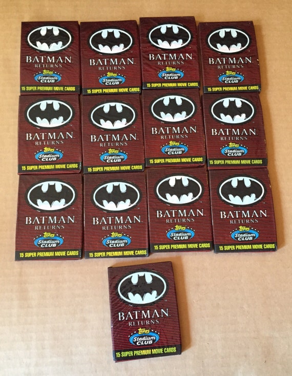 topps batman returns trading cards