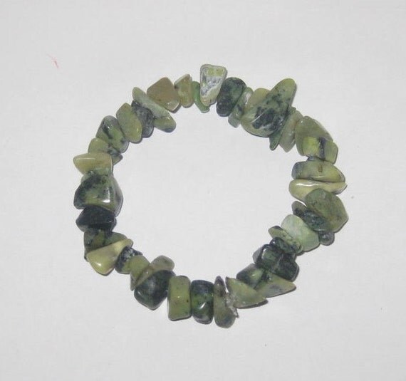 Green Camo Gemstone CAmo Serpentine Stretch by WildragsJewels