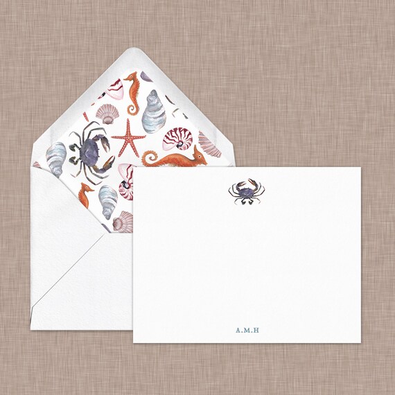 Beach-Themed Stationery Set // Nautical Stationery