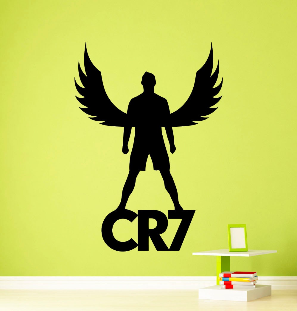 Cristiano Ronaldo Wall Vinyl Decal Real Madrid CR7 Sticker