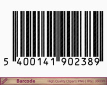 Unique bar code related items | Etsy