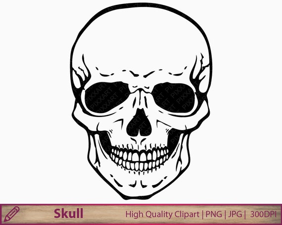 human skull clip art - photo #3