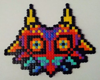 Mask of Majora pixel art / Majora's mask pixel art beading beads