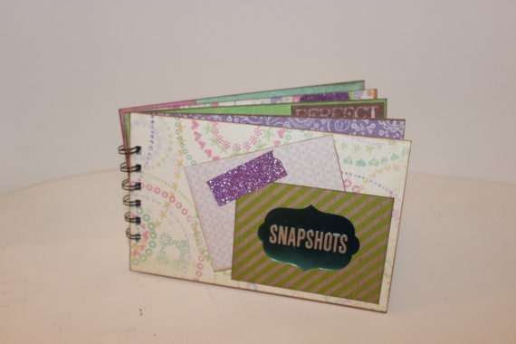 Brag Book scrapbook mini album, 4x7 album