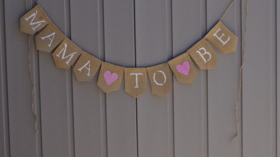 Mom To Be Banner Mama to be Mama to be sign garland Baby