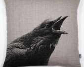 Raven | 40x40 cm| buckwheat hull pillow