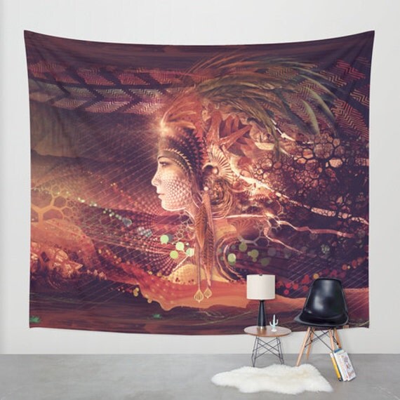 Wall Tapestry Wall Hanging Visionary Healing Art Spiritual