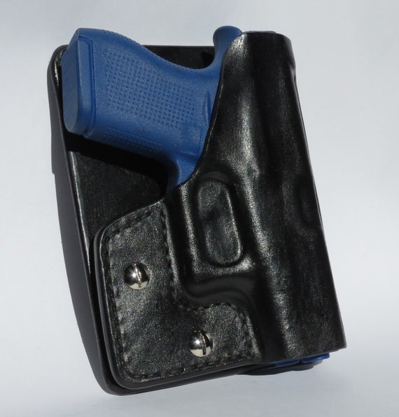 Leather Glock 43 Pocket Holster Custom Hand by NewPacificaLeather